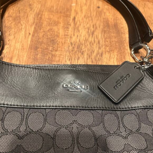 Coach Canvas and Leather Logo Tote Bag Women's F27579 - Picture 4 of 12